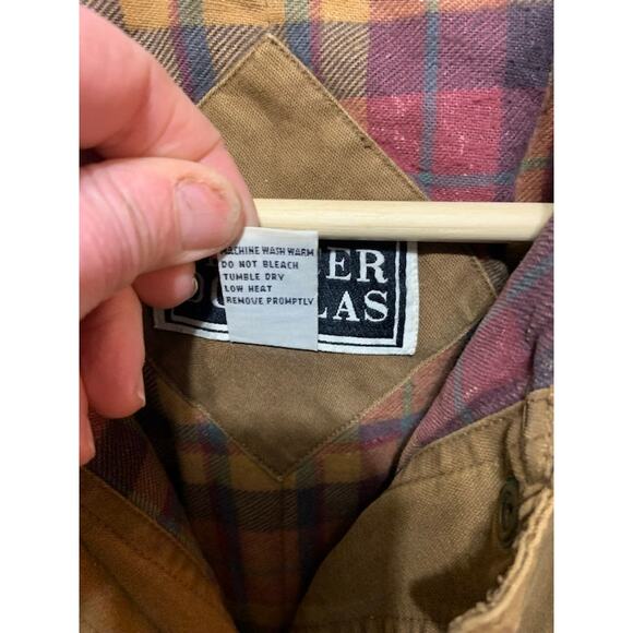 Vintage Spencer Douglas barn chore coat tan canvas with flannel lining size 2xl - Picture 11 of 12